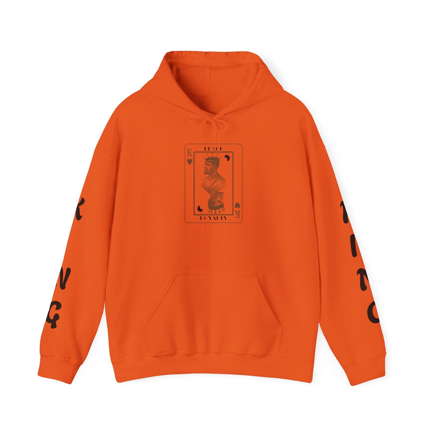 King of Hearts Hoodie — Classical Sculpture Playing Card Sweatshirt