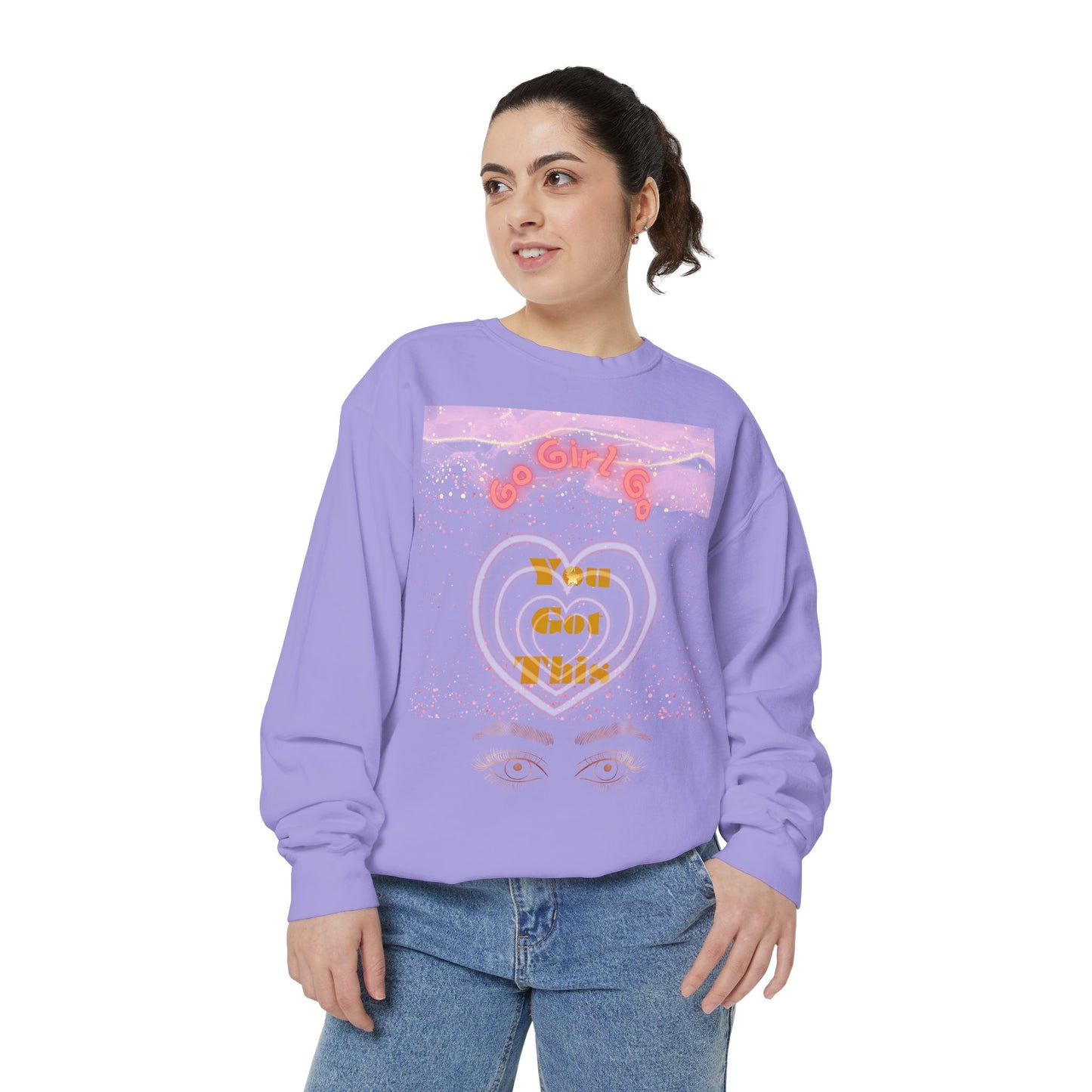 Go Girl Sweatshirt — 'You Got This' Motivational College Crewneck Sweatshirt