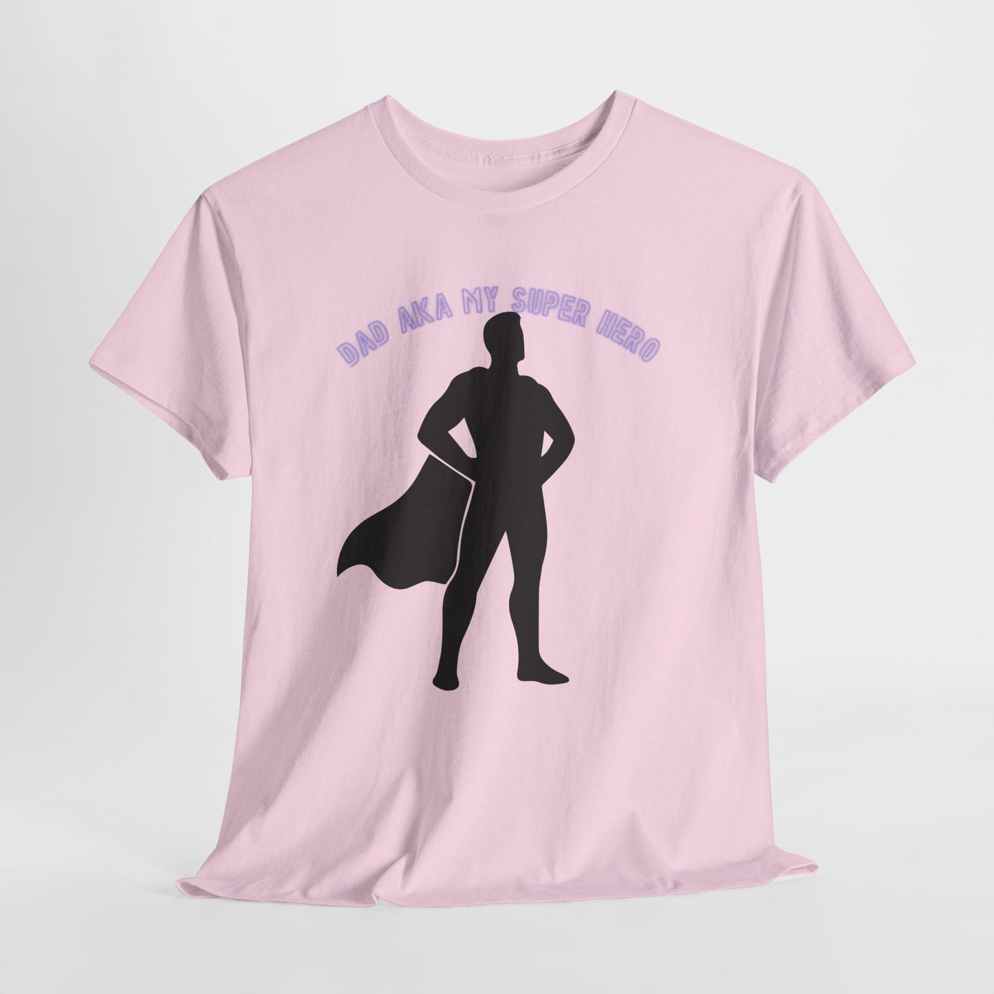 Superhero Dad T‑Shirt – “Dad Aka My Super Hero” Graphic Tee