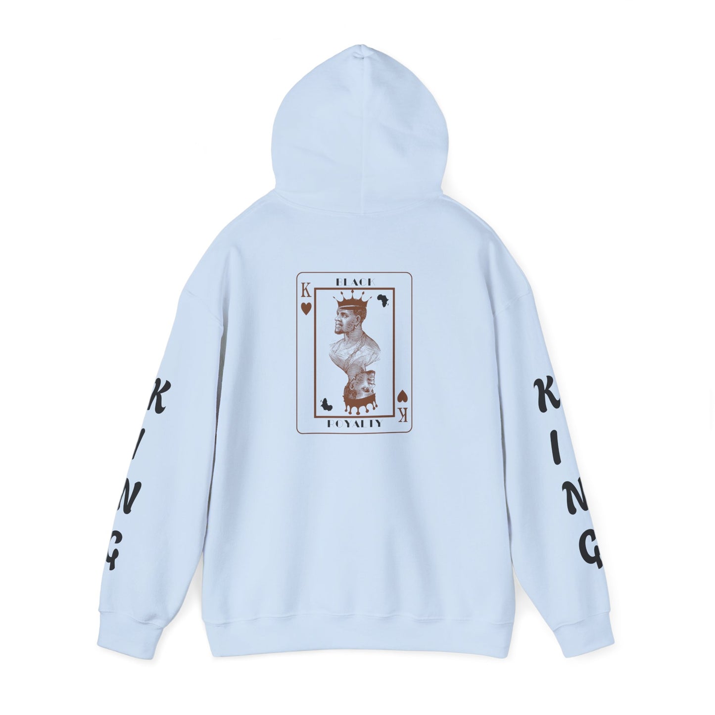 King of Hearts Hoodie — Classical Sculpture Playing Card Sweatshirt
