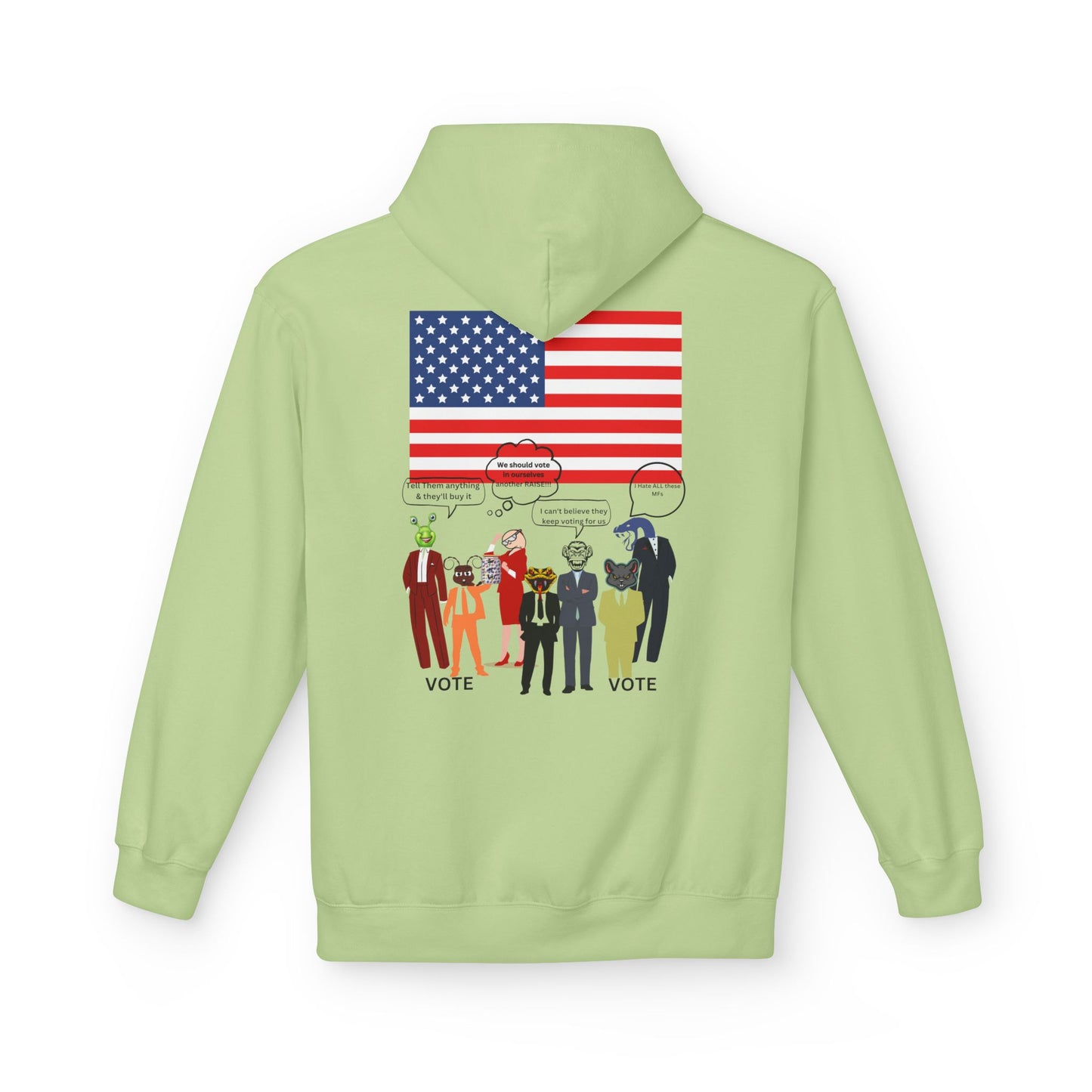 USA University 250 Yrs Hoodie — Patriotic Political Statement Graphic