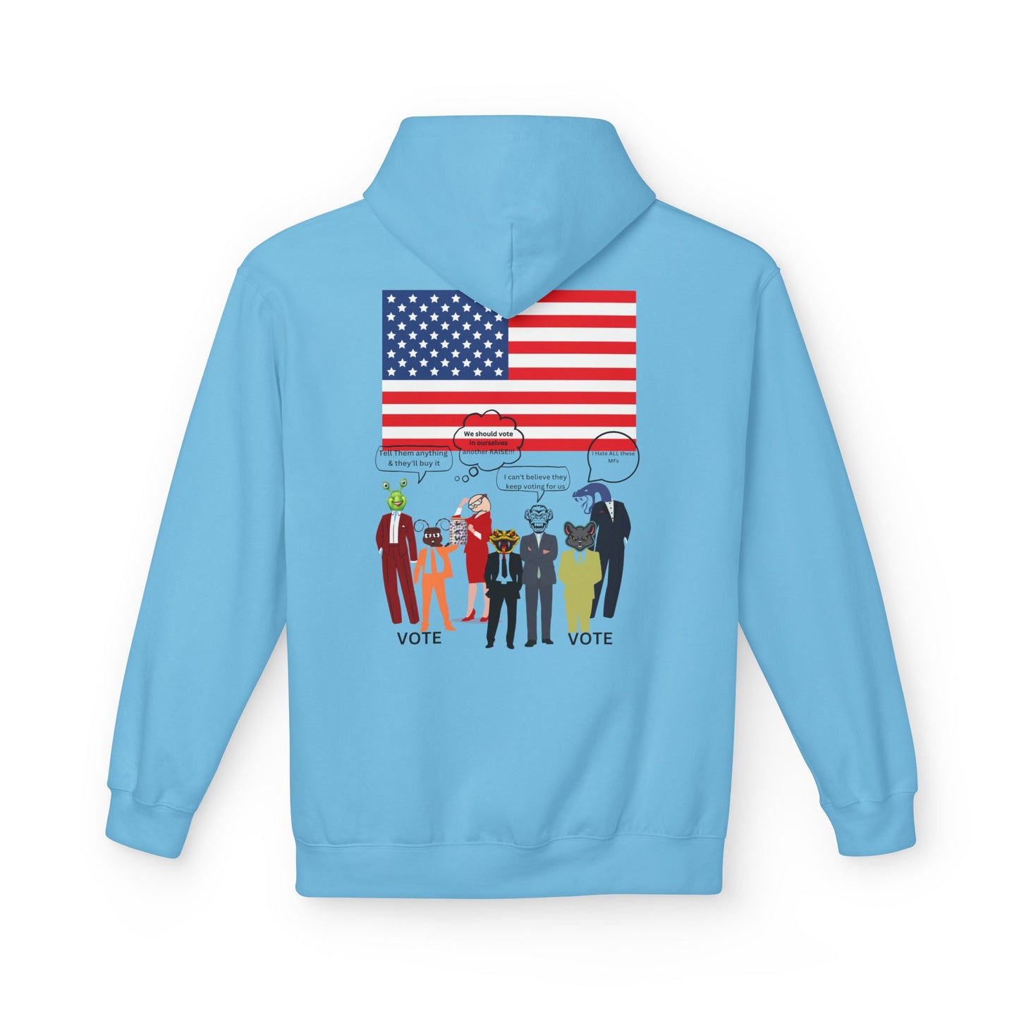 USA University 250 Yrs Hoodie — Patriotic Political Statement Graphic