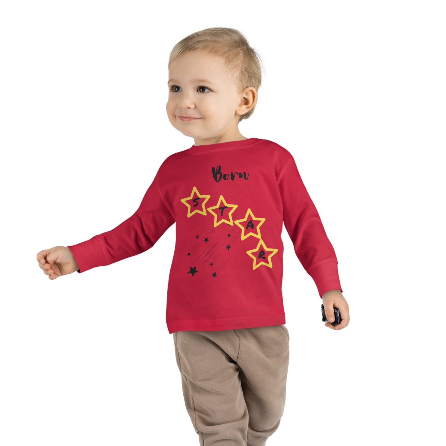 "Born Star" - Toddler Long Sleeve Tee