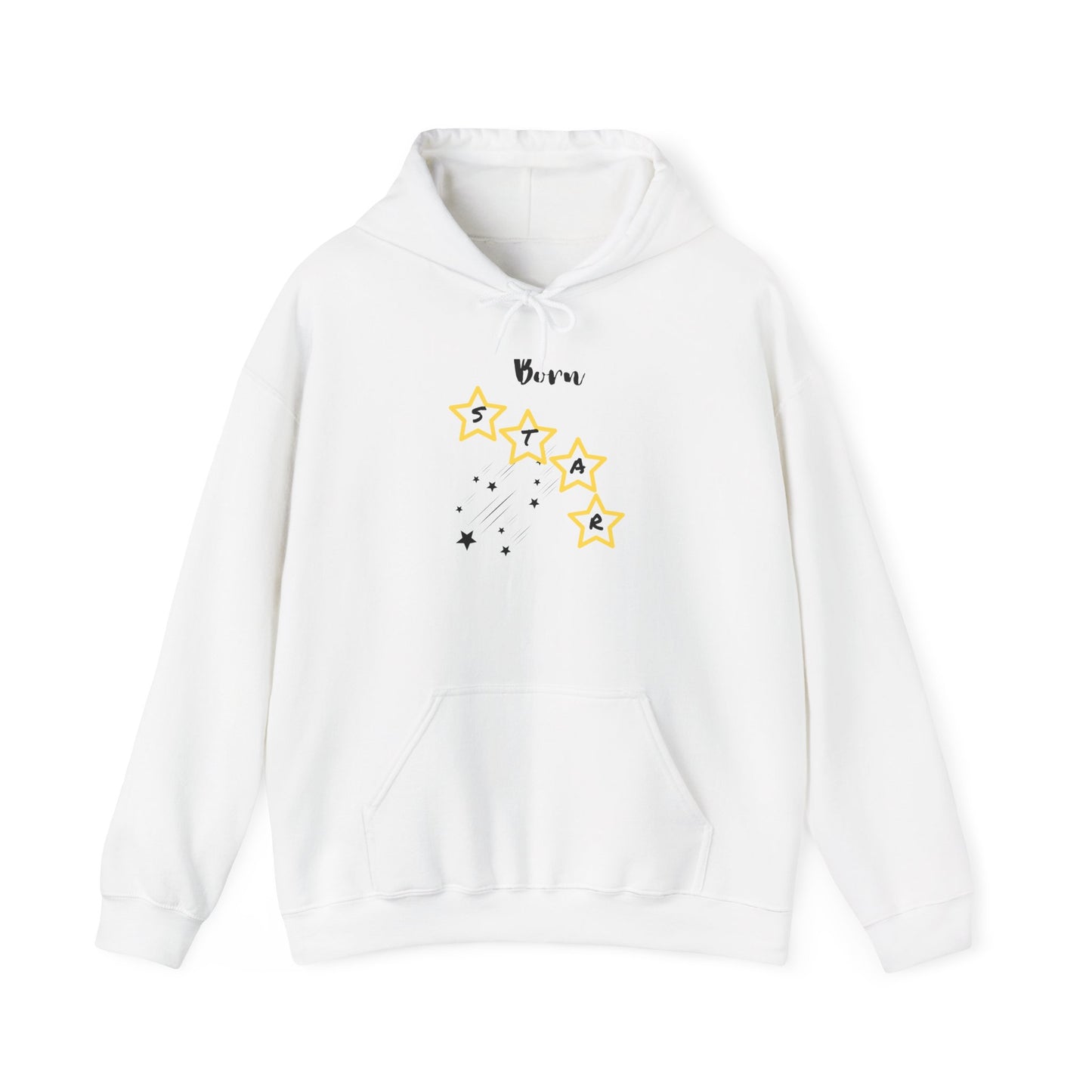 Hoodie — 'Born Star' Minimalist Star Constellation Pullover
