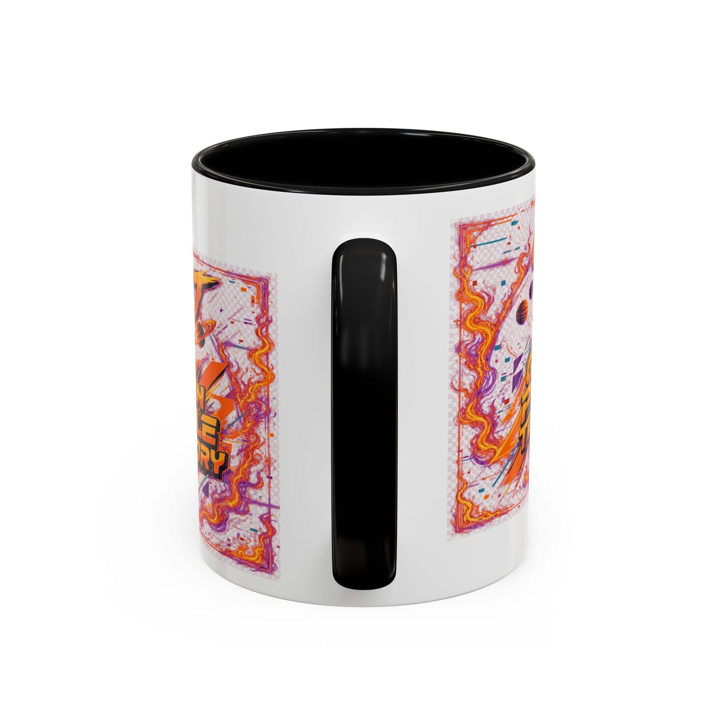 Accent Coffee Mug — "GPT: Grown People Territory" Bold Graphic Coffee Cup