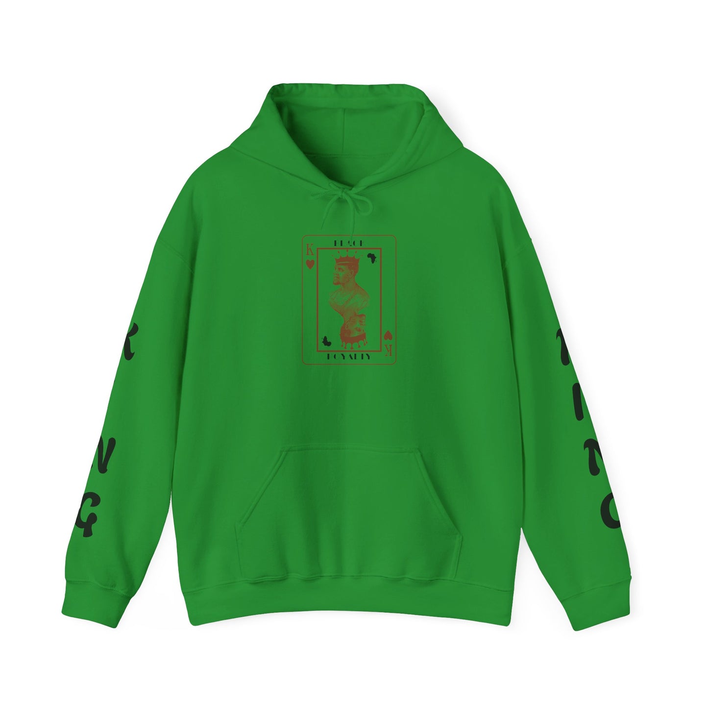 King of Hearts Hoodie — Classical Sculpture Playing Card Sweatshirt