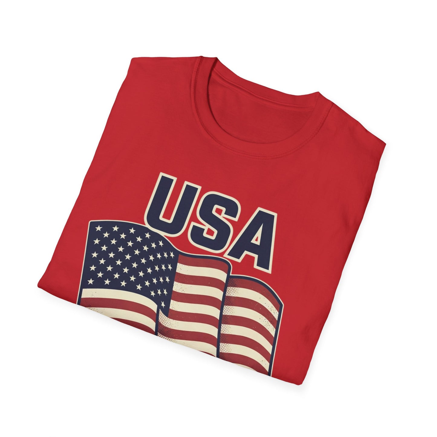 USA Flag T-Shirt — Patriotic 'USA 250' Graphic Tee