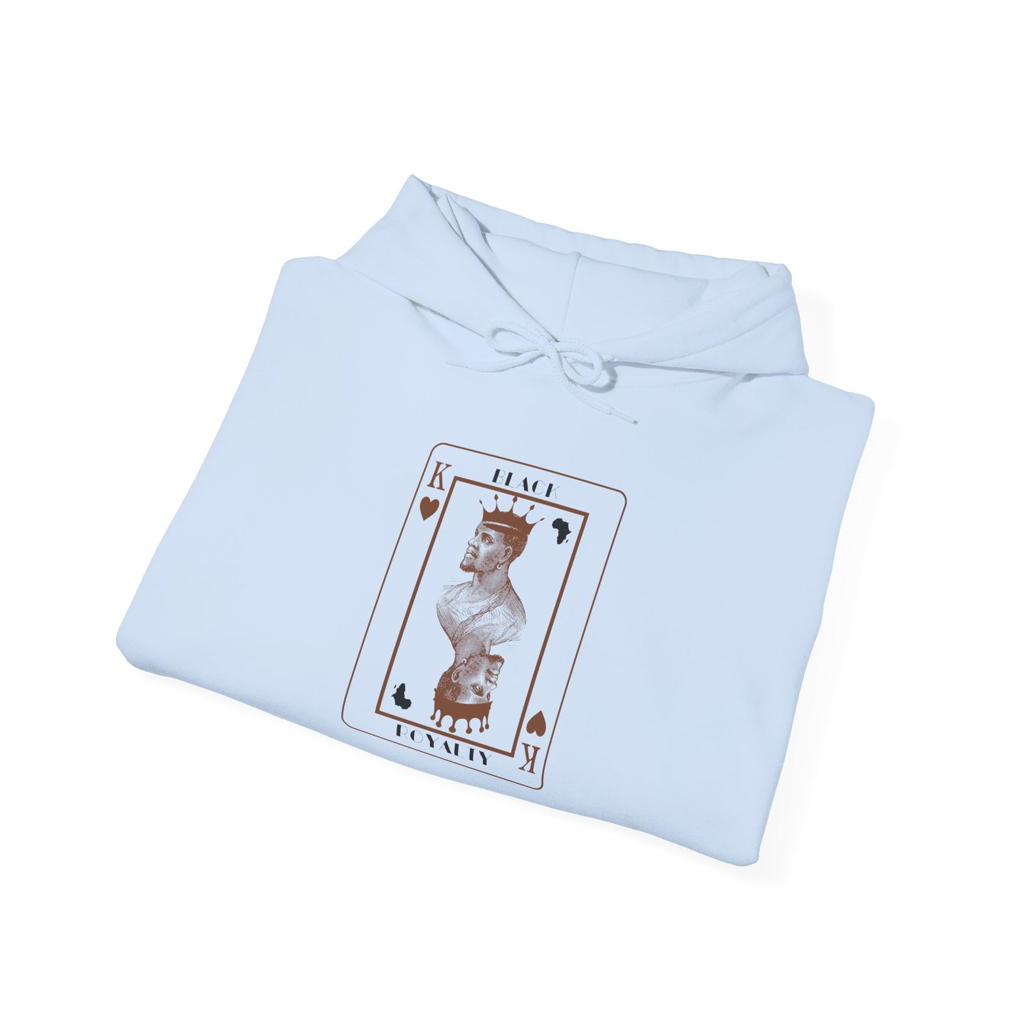 King of Hearts Hoodie — Classical Sculpture Playing Card Sweatshirt