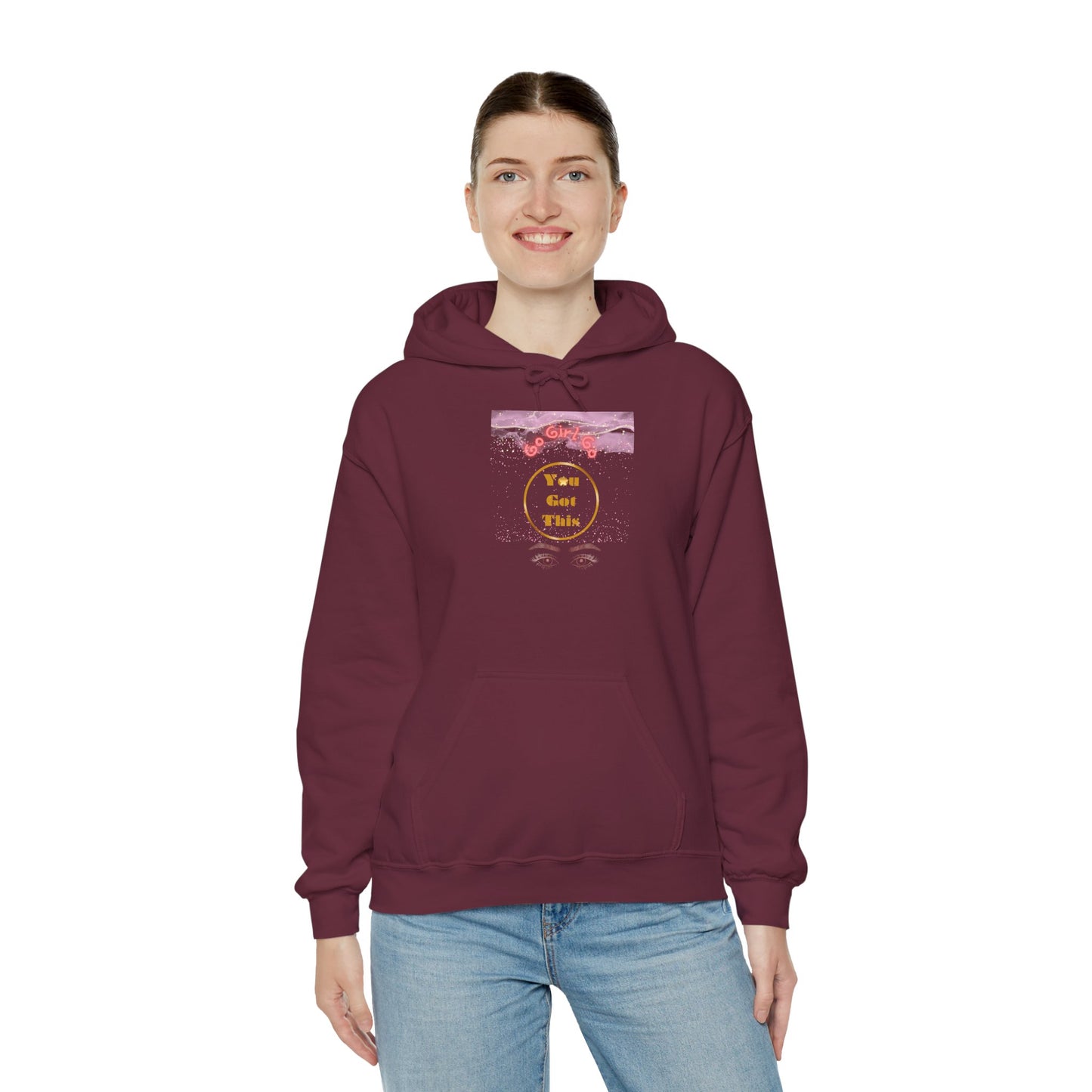 Go Girl University Hoodie — 'You Got This' Motivational Women's Sweatshirt