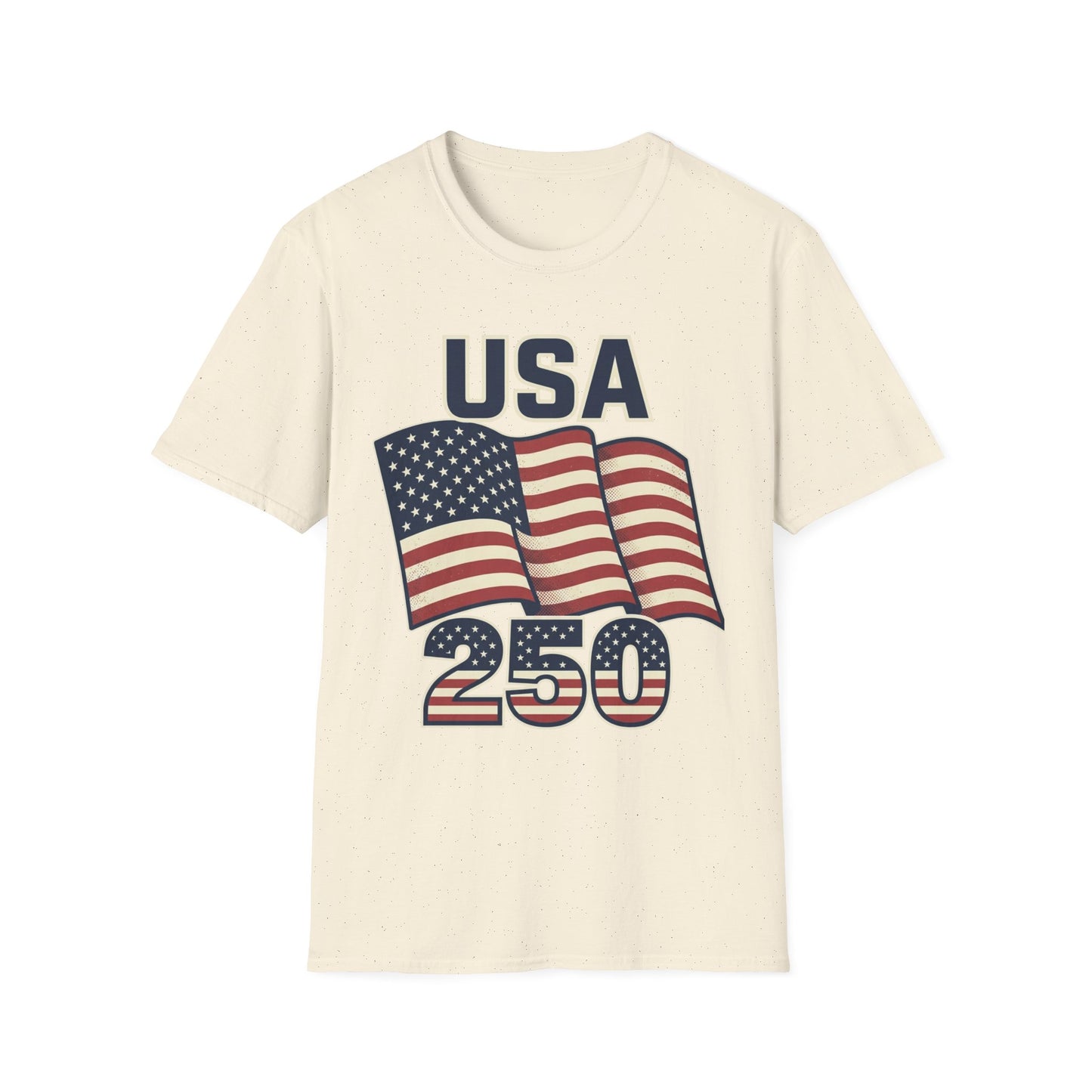 USA Flag T-Shirt — Patriotic 'USA 250' Graphic Tee