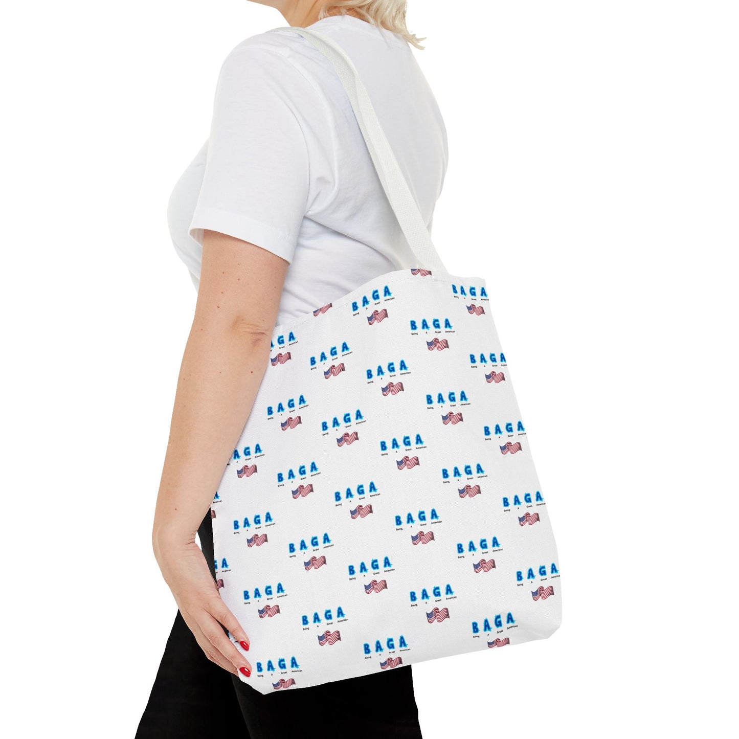 Colorful 'BAGA' Tote Bag (Being A Great American)