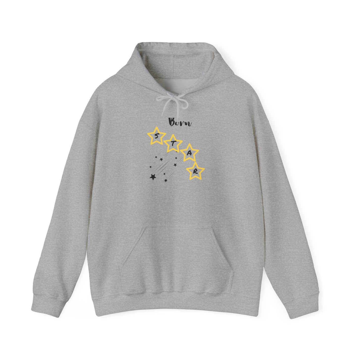 Hoodie — 'Born Star' Minimalist Star Constellation Pullover