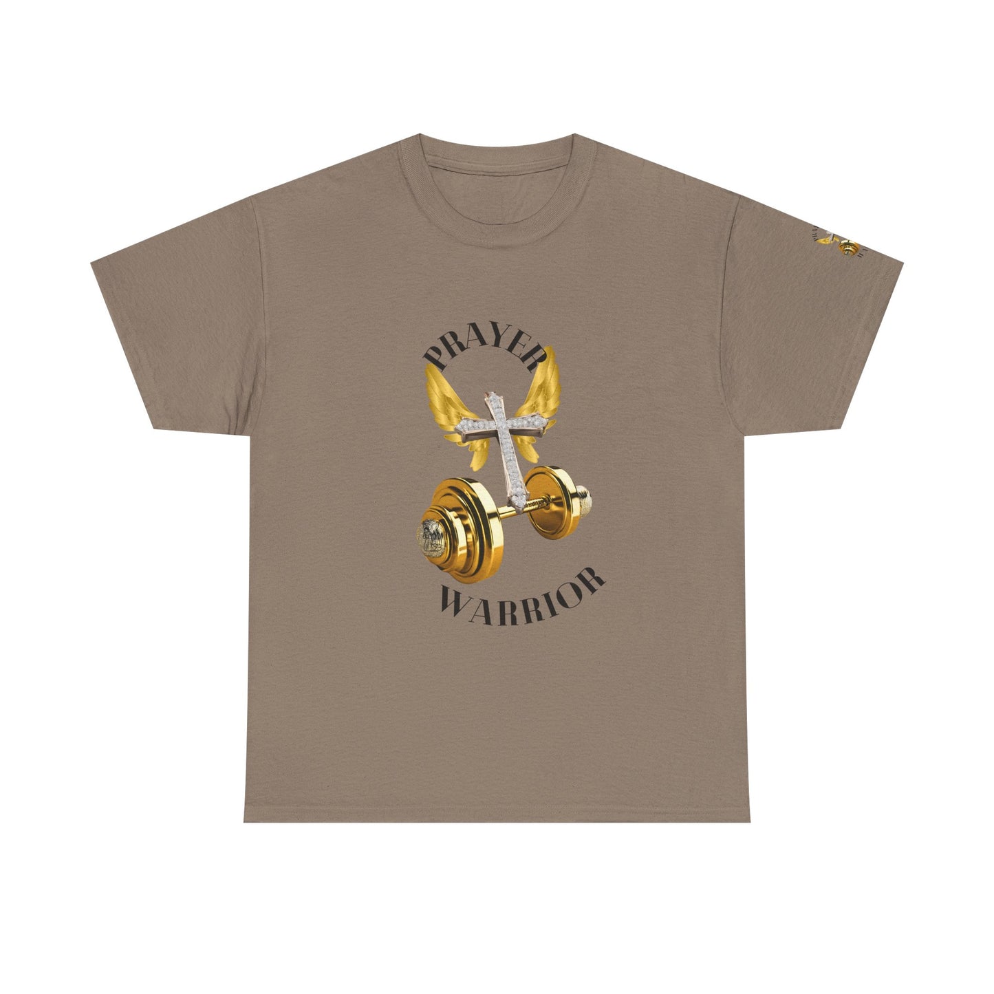 Holy: "Prayer Warrior" - Unisex Heavy Cotton Tee - Motivational T-Shirt (Adults)