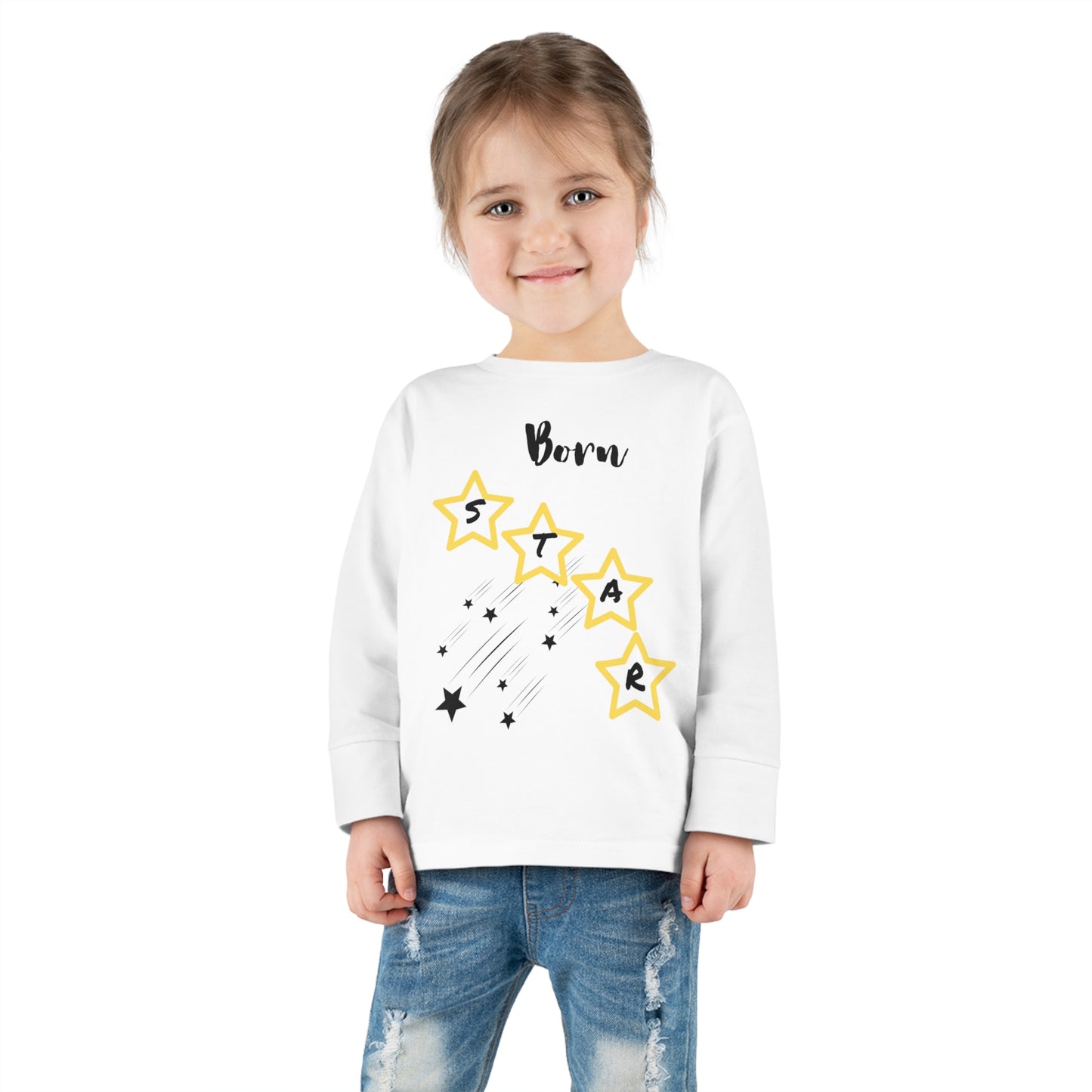 "Born Star" - Toddler Long Sleeve Tee