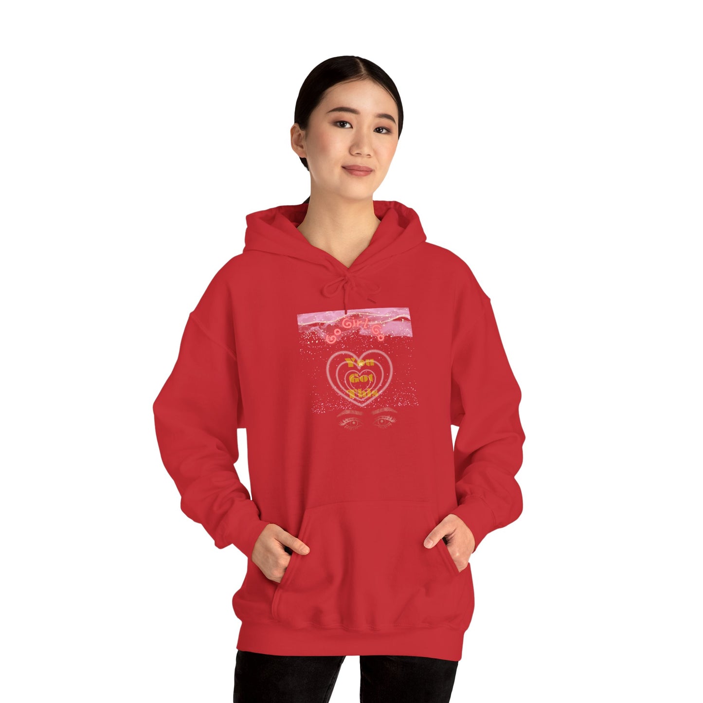 Go Girl University Hoodie — 'You Got This' Motivational Pink Graphic Hoodie