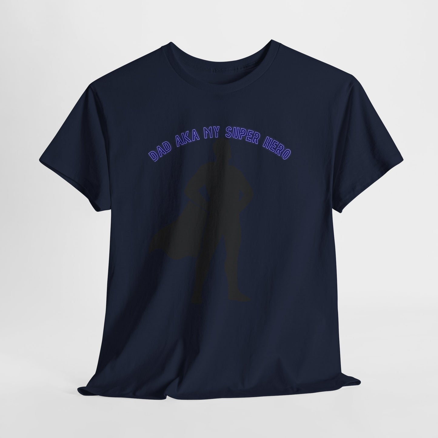 Superhero Dad T‑Shirt – “Dad Aka My Super Hero” Graphic Tee