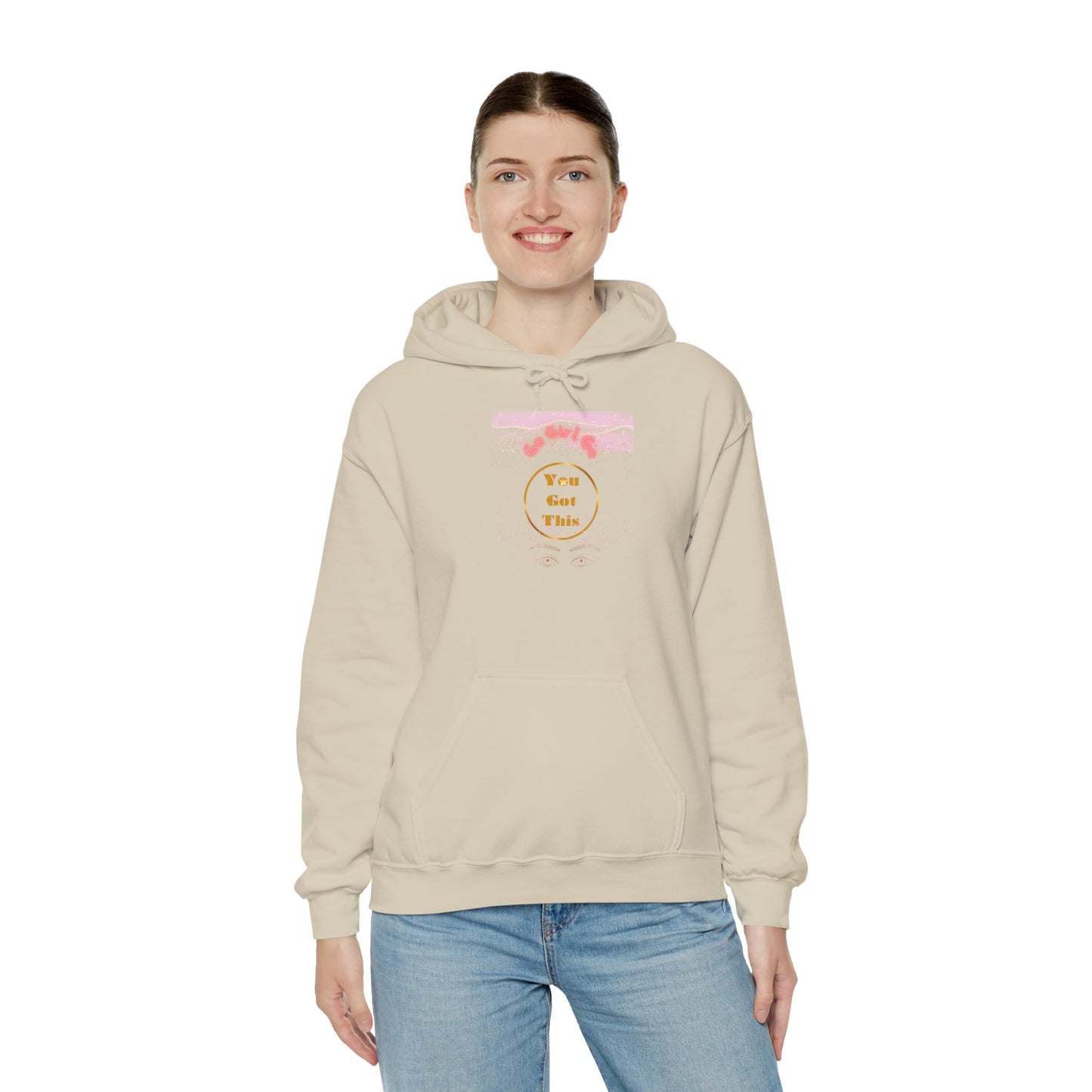 Go Girl University Hoodie — 'You Got This' Motivational Women's Sweatshirt