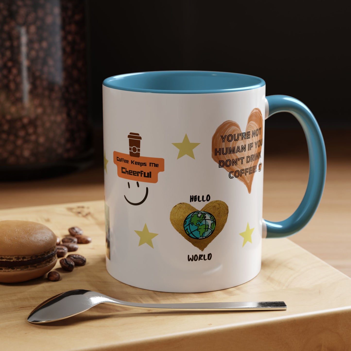 All About Coffee - Coffee Mug — Cute Coffee Quotes Accent Mug (11/15oz)