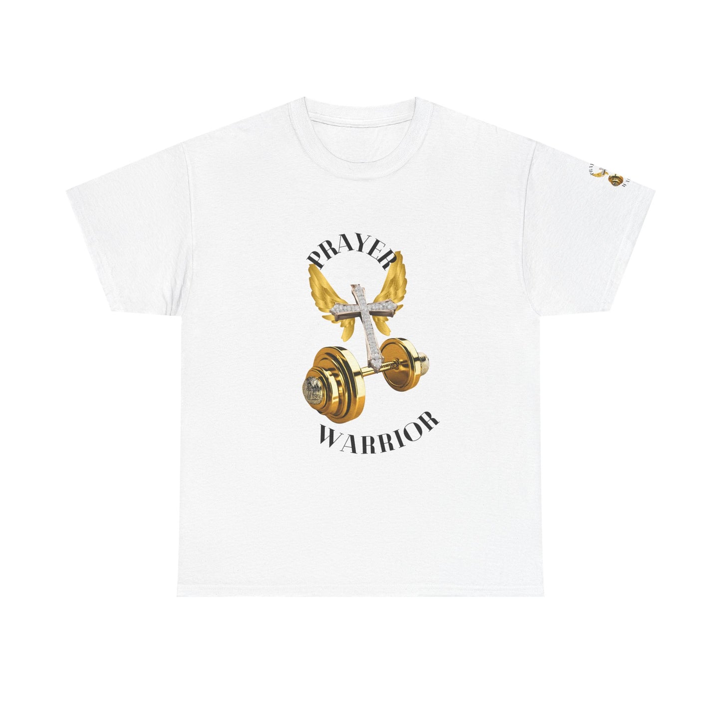 Holy: "Prayer Warrior" - Unisex Heavy Cotton Tee - Motivational T-Shirt (Adults)