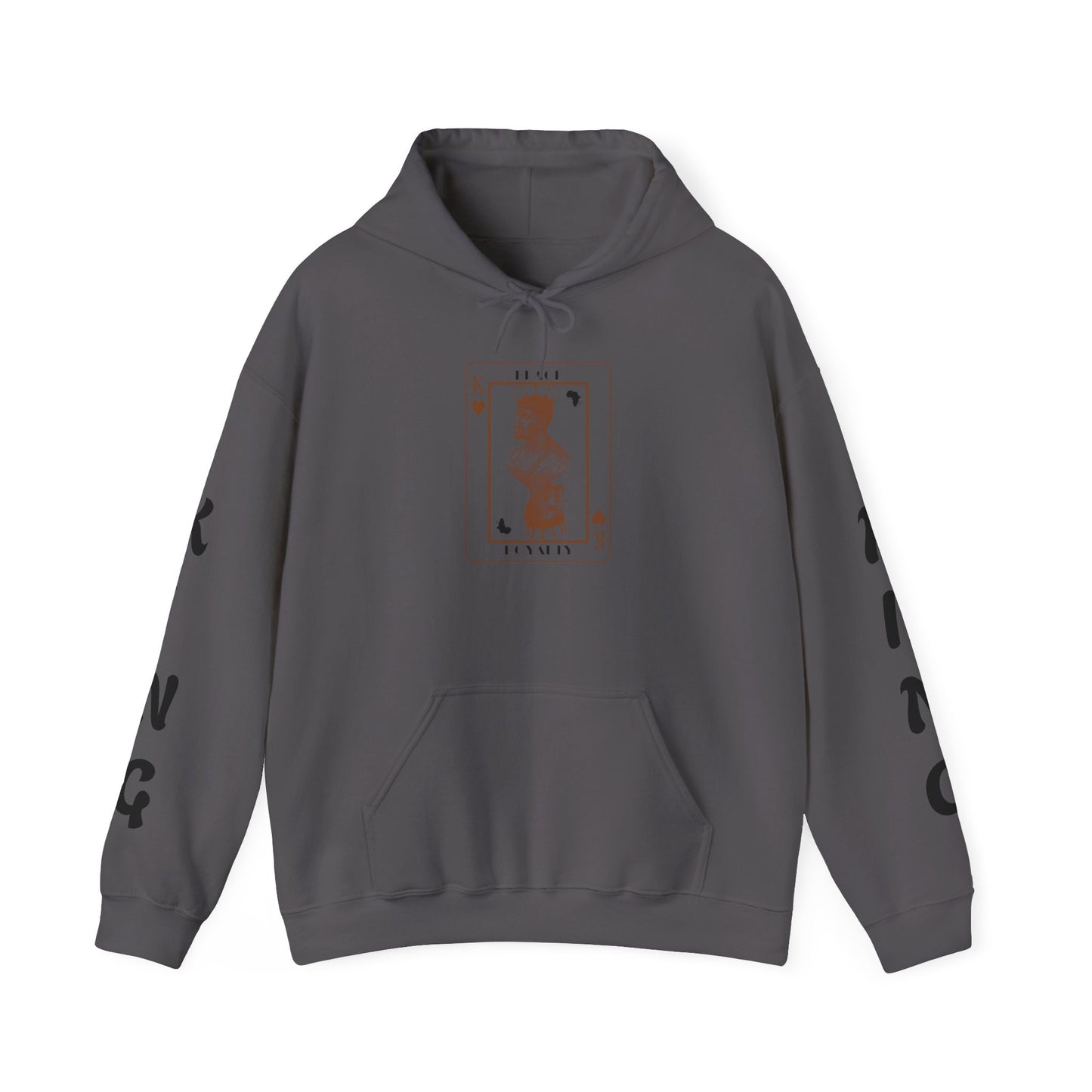 King of Hearts Hoodie — Classical Sculpture Playing Card Sweatshirt