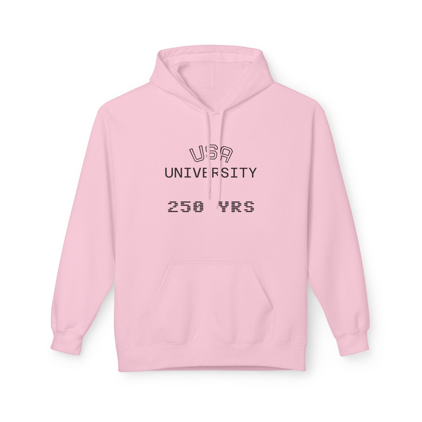 USA University 250 Yrs Hoodie — Patriotic Political Statement Graphic