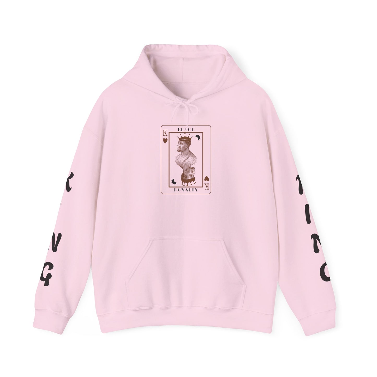 King of Hearts Hoodie — Classical Sculpture Playing Card Sweatshirt