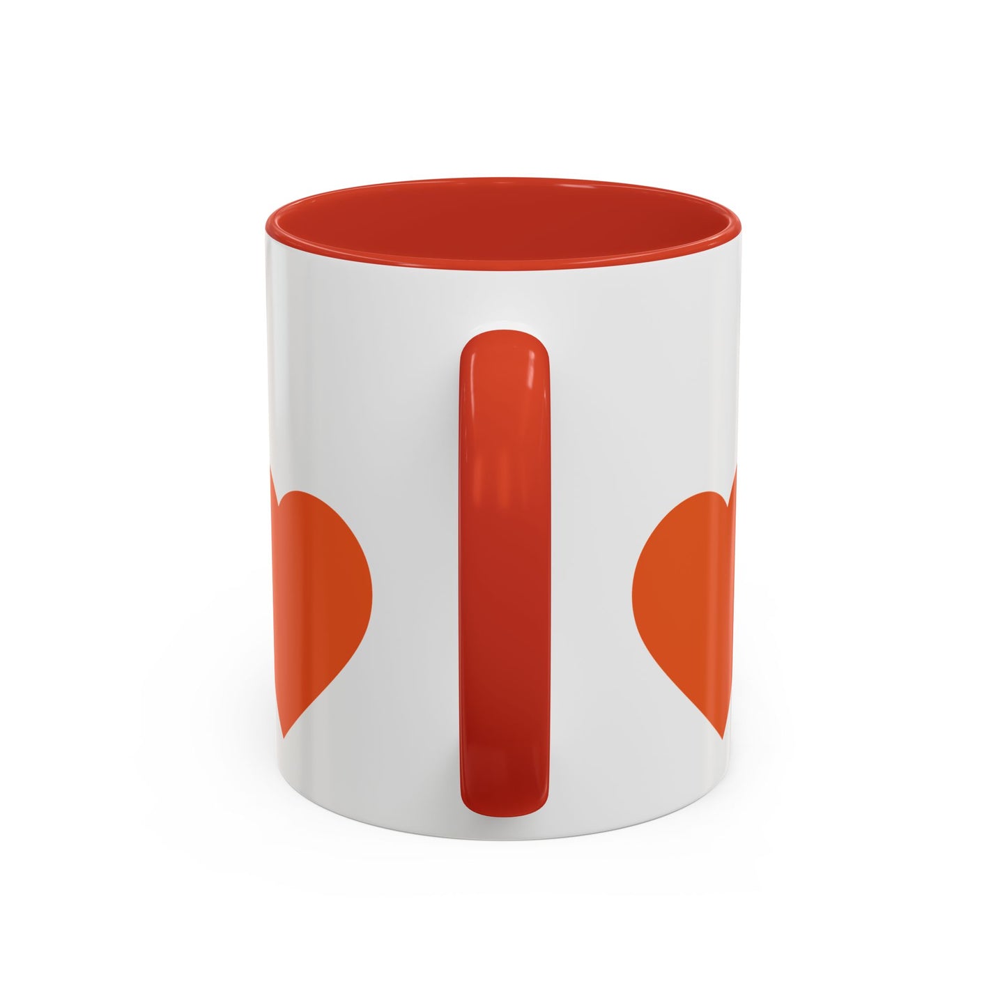 Coffee Keeps Me Cheerful Accent Mug — Smiley Heart 11/15oz