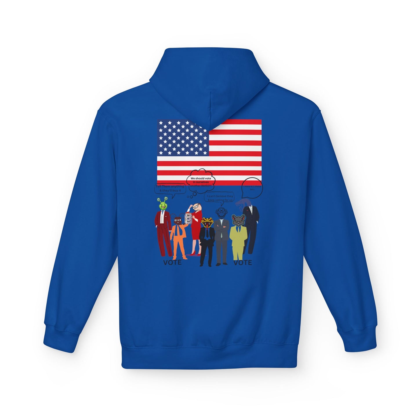 USA University 250 Yrs Hoodie — Patriotic Political Statement Graphic
