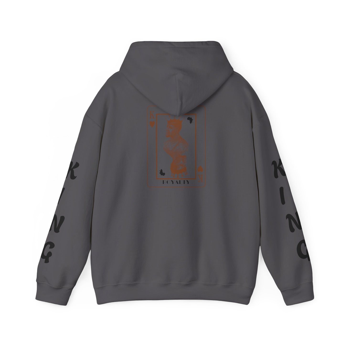 King of Hearts Hoodie — Classical Sculpture Playing Card Sweatshirt