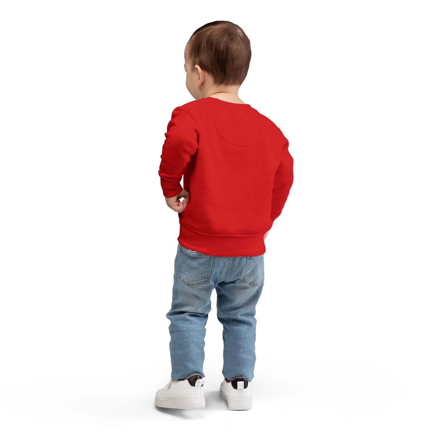 Toddler Sweatshirt - "Hello World" Earth Heart Graphic