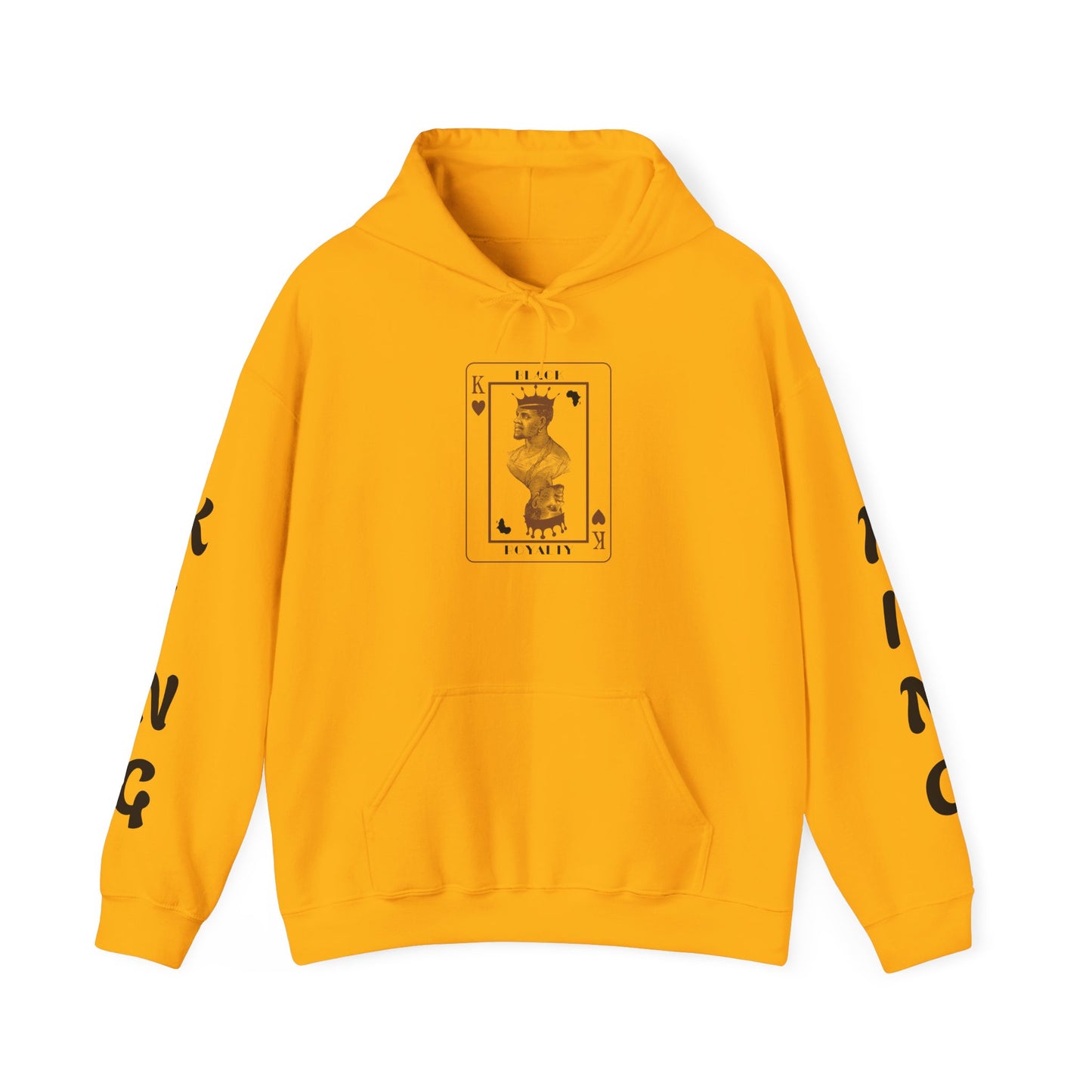 King of Hearts Hoodie — Classical Sculpture Playing Card Sweatshirt