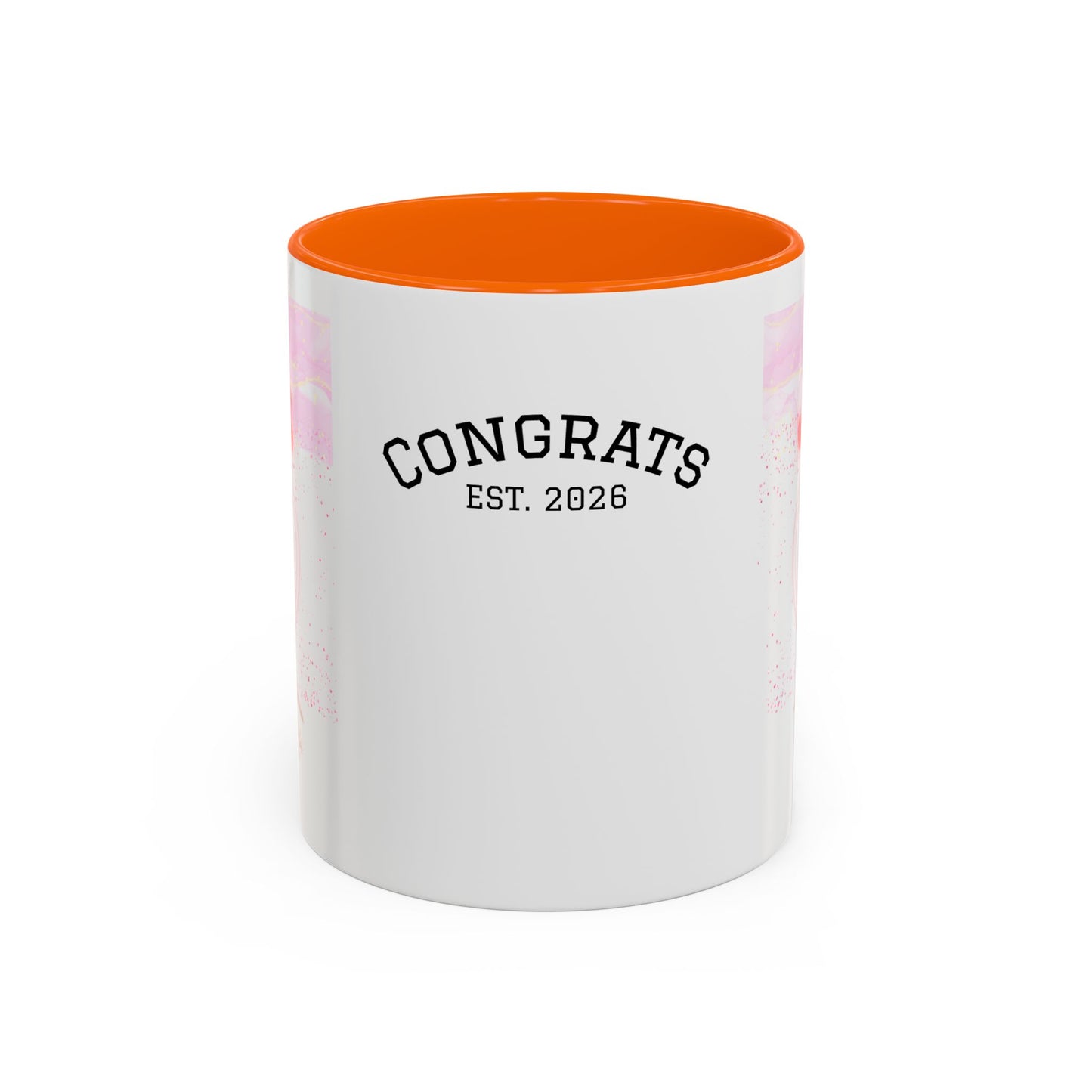 “Go Girl Go - You Got This” Motivational-Congrats Est. 2026 Accent Coffee Mug