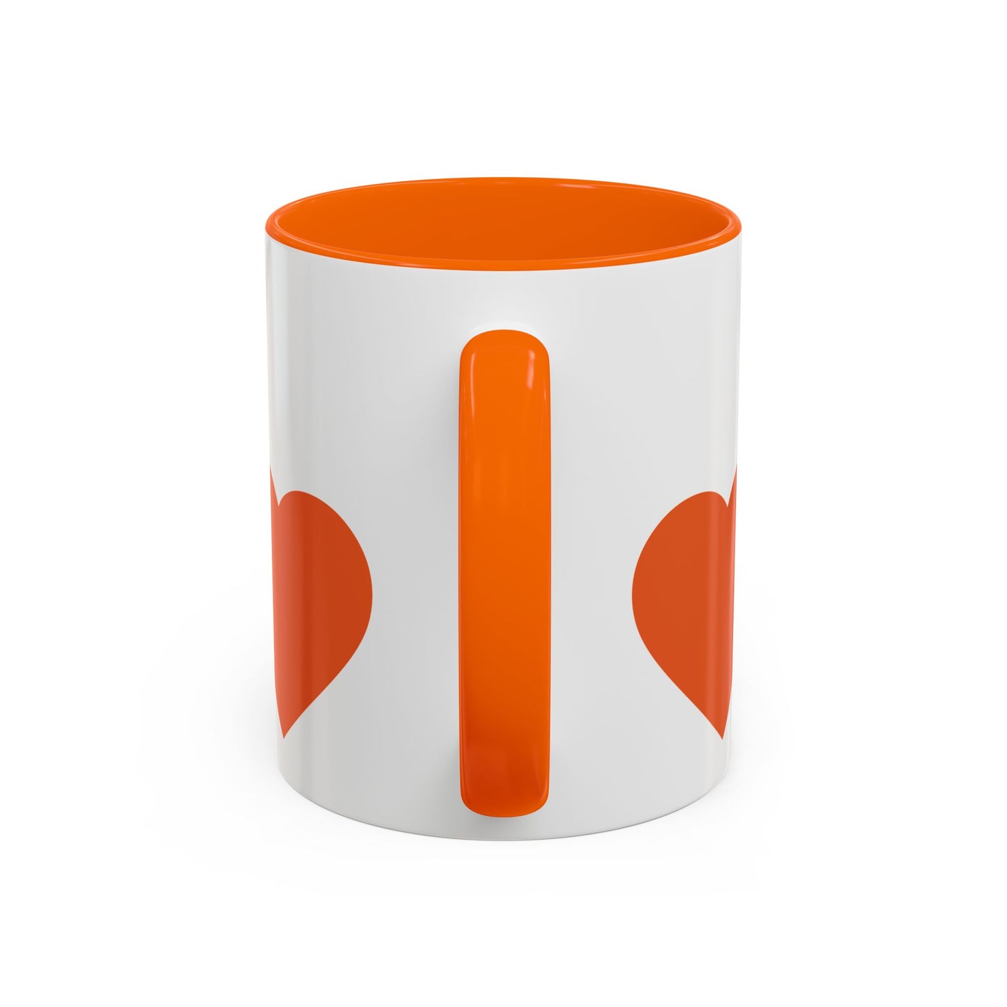 Coffee Keeps Me Cheerful Accent Mug — Smiley Heart 11/15oz