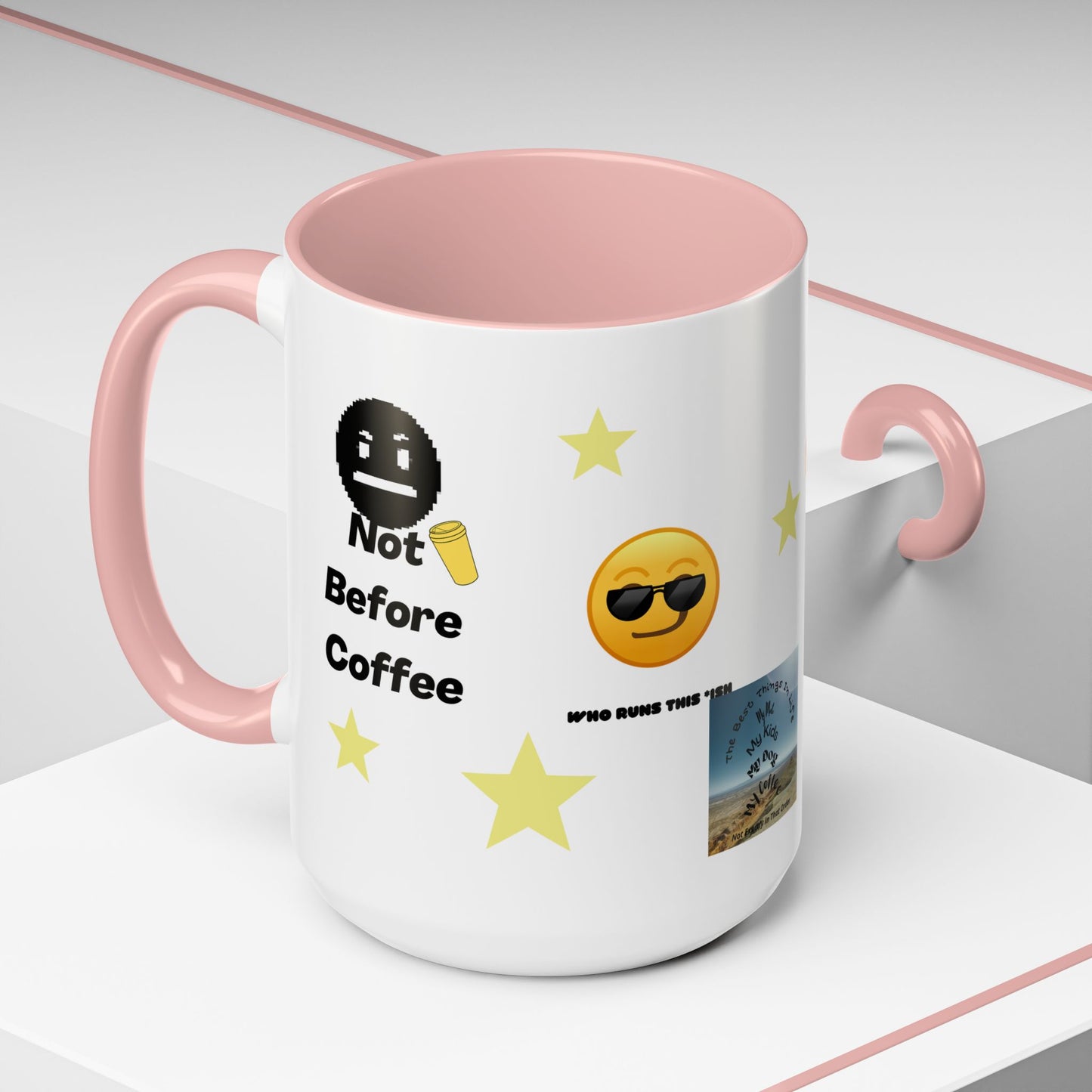 All About Coffee - Coffee Mug — Cute Coffee Quotes Accent Mug (11/15oz)