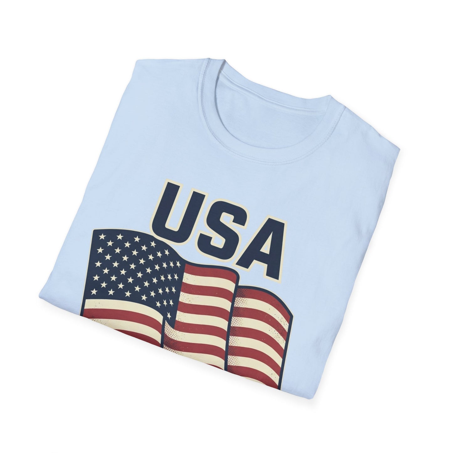USA Flag T-Shirt — Patriotic 'USA 250' Graphic Tee