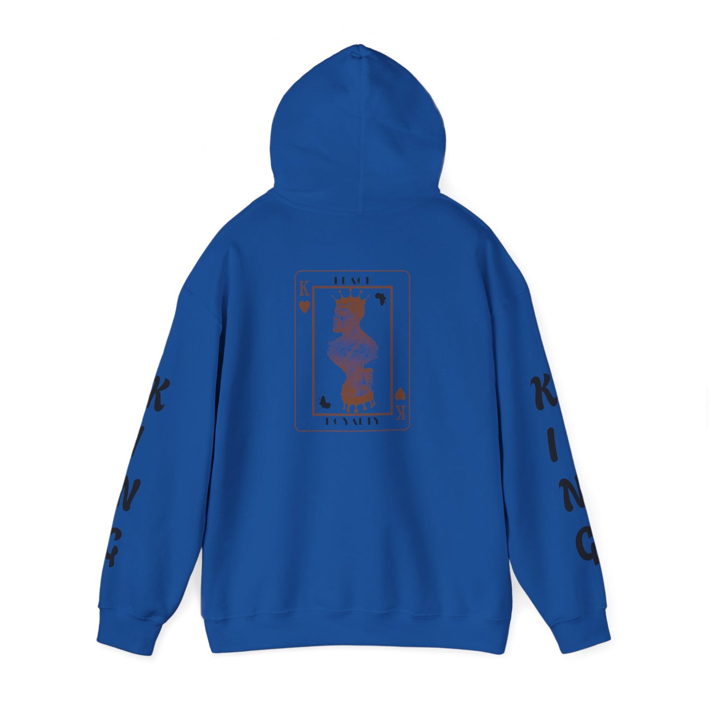 King of Hearts Hoodie — Classical Sculpture Playing Card Sweatshirt