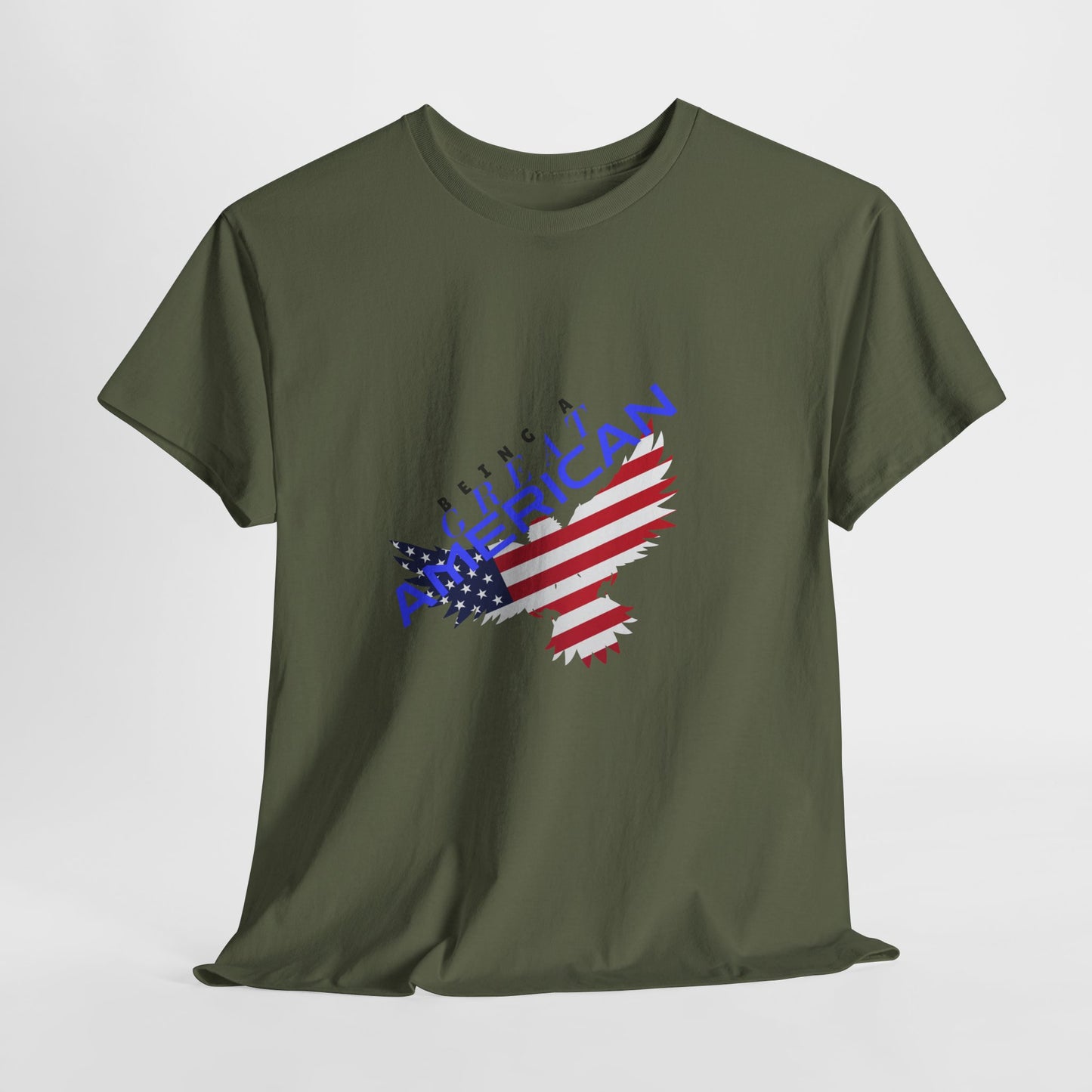 Patriotic American Flag Tee | Unisex Cotton Shirt, American Pride, Casual Summer Wear, Being a Good American Series