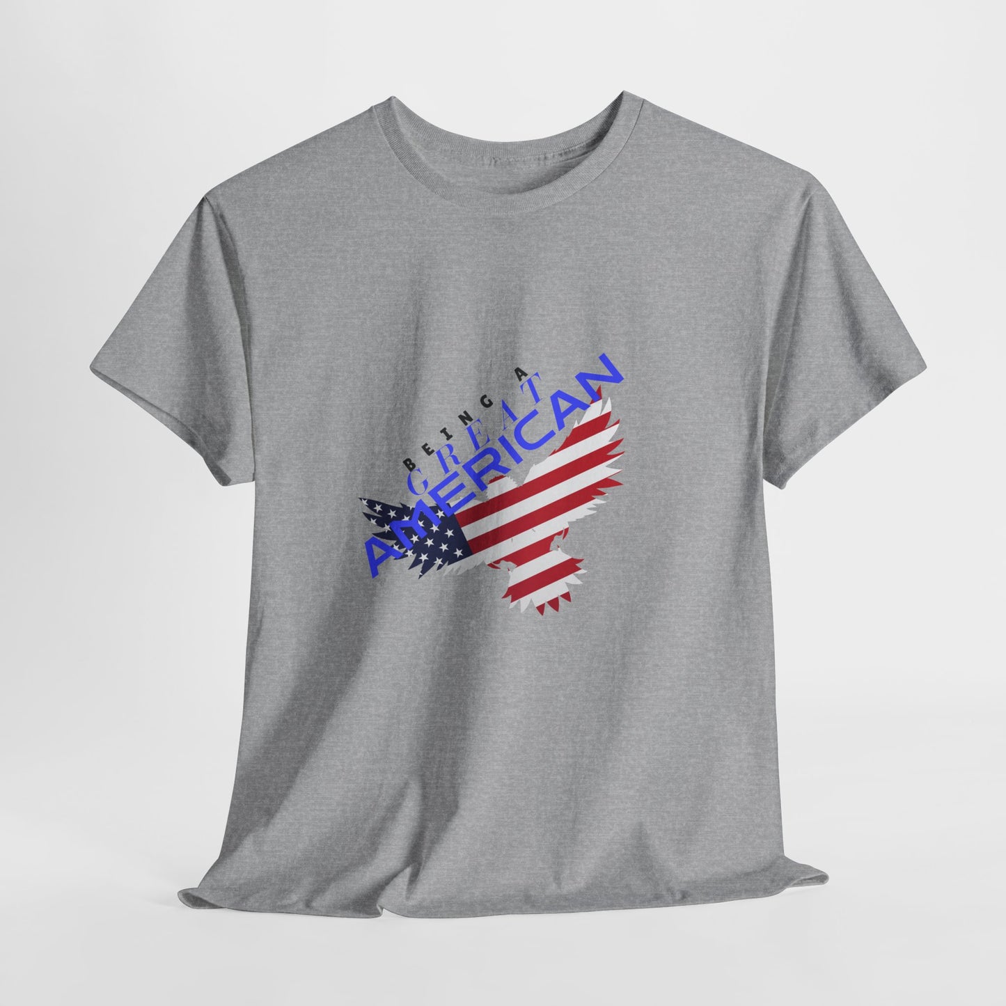 Patriotic American Flag Tee | Unisex Cotton Shirt, American Pride, Casual Summer Wear, Being a Good American Series