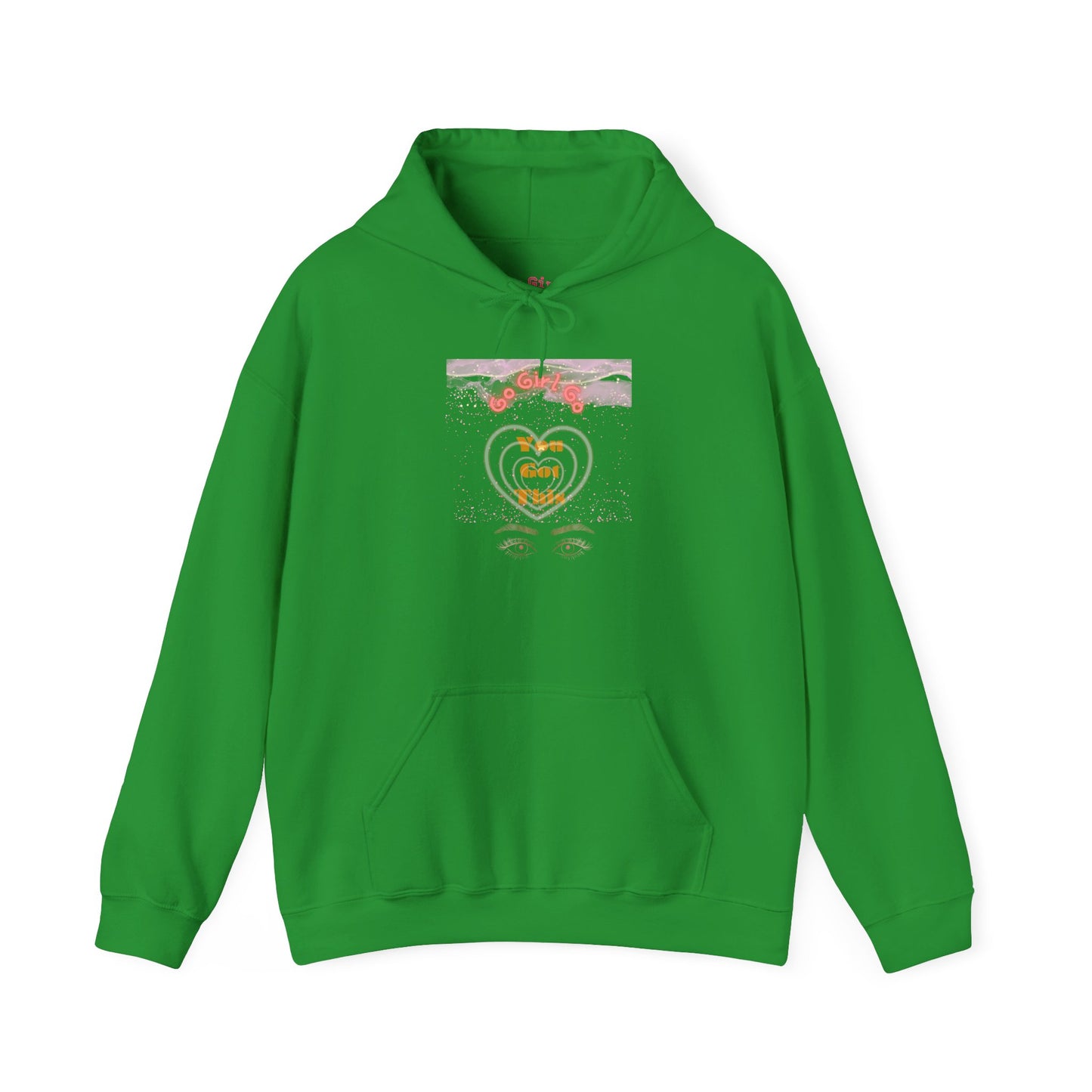 Go Girl University Hoodie — 'You Got This' Motivational Pink Graphic Hoodie