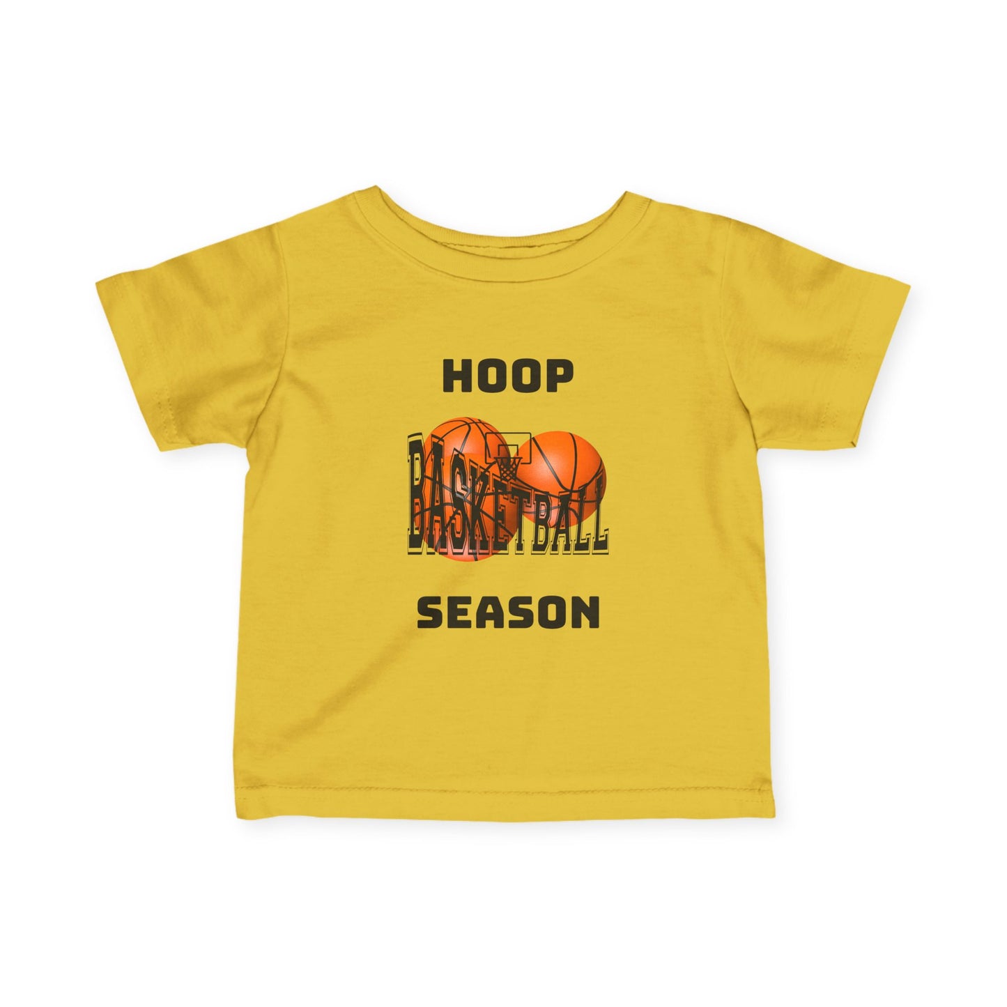 "Hoop Season" Baby Jersey Shirt -- Infant Basketball Tee