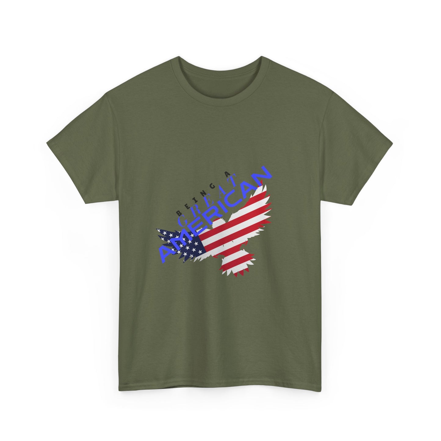 Patriotic American Flag Tee | Unisex Cotton Shirt, American Pride, Casual Summer Wear, Being a Good American Series