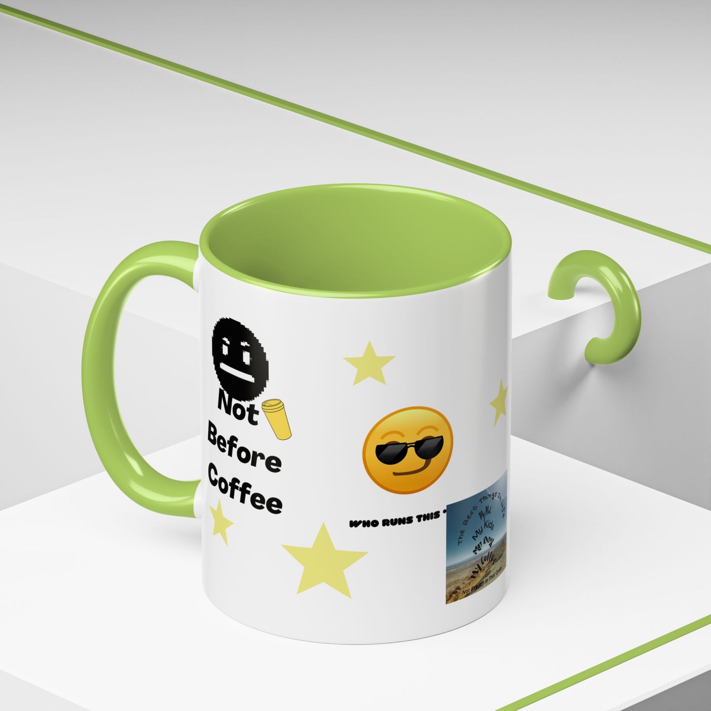 All About Coffee - Coffee Mug — Cute Coffee Quotes Accent Mug (11/15oz)