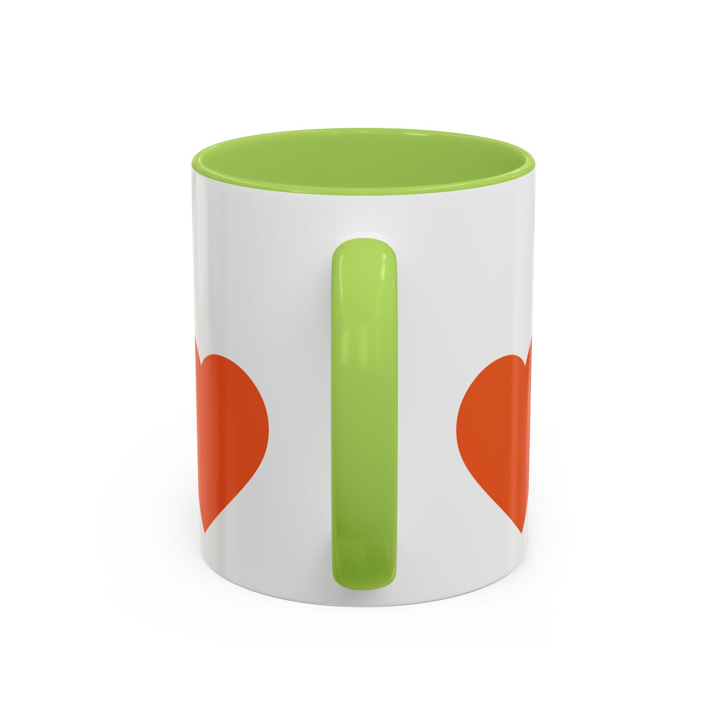 Coffee Keeps Me Cheerful Accent Mug — Smiley Heart 11/15oz