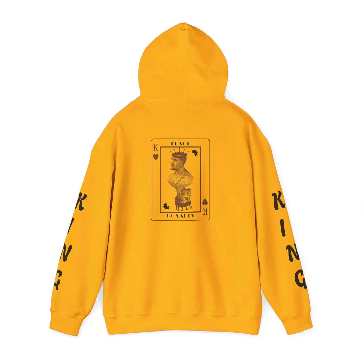 King of Hearts Hoodie — Classical Sculpture Playing Card Sweatshirt
