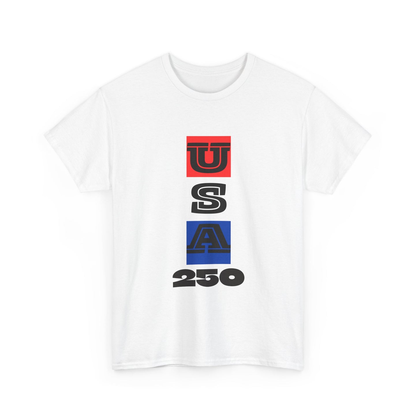 Patriotic USA Unisex Heavy Cotton Tee | USA 250