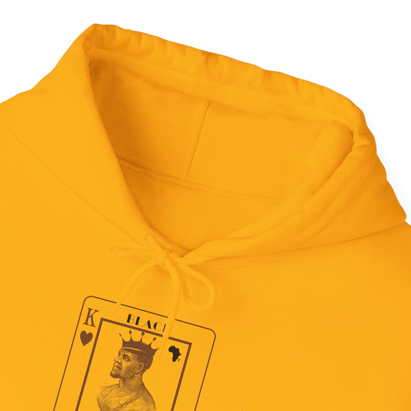 King of Hearts Hoodie — Classical Sculpture Playing Card Sweatshirt
