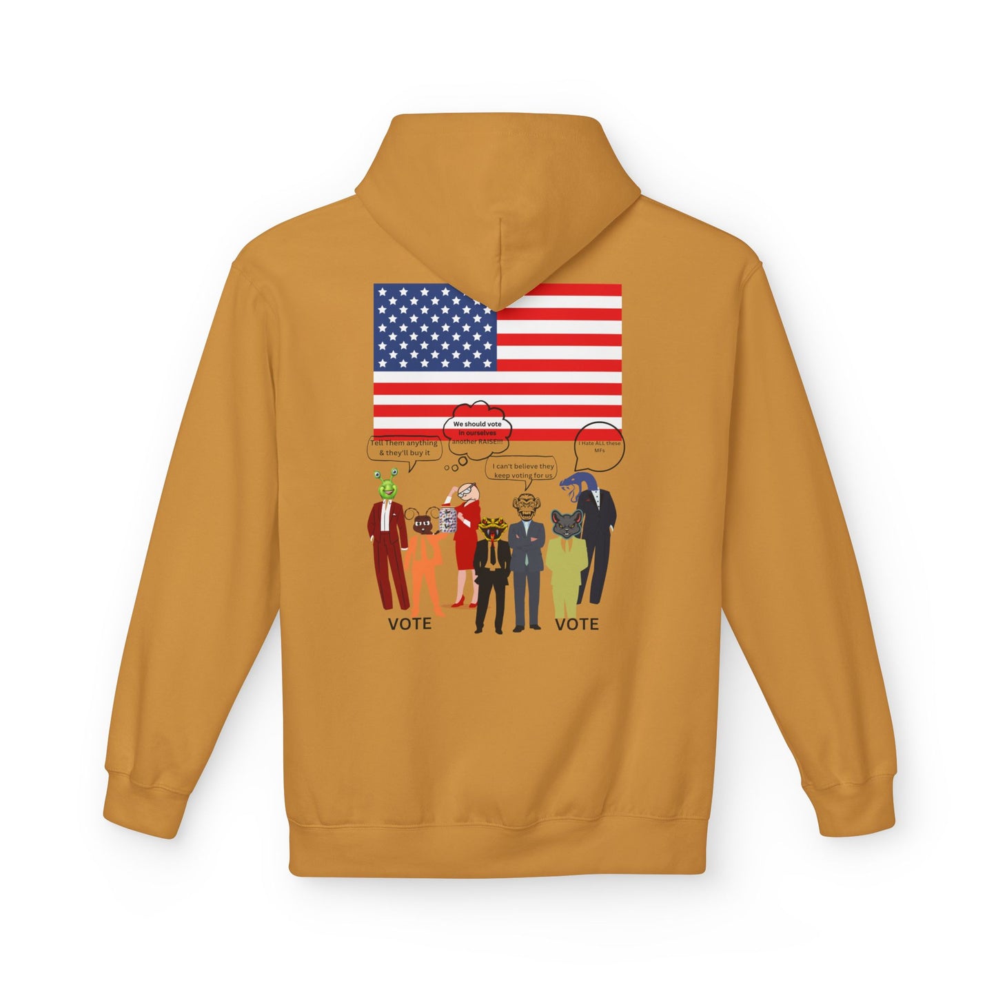 USA University 250 Yrs Hoodie — Patriotic Political Statement Graphic
