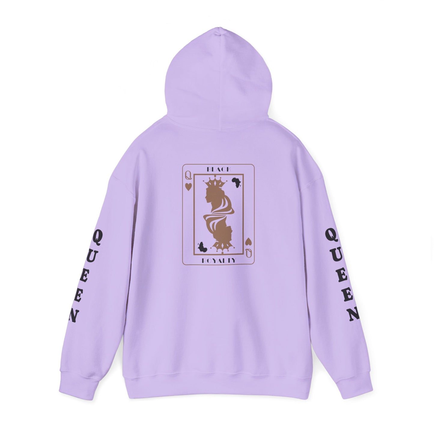 Queen of Hearts Card Hoodie — Graphic Playing Card Sweatshirt