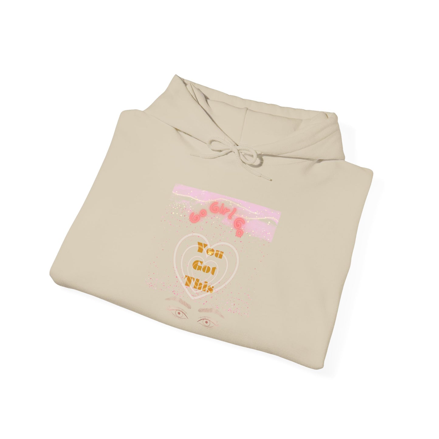 Go Girl University Hoodie — 'You Got This' Motivational Pink Graphic Hoodie