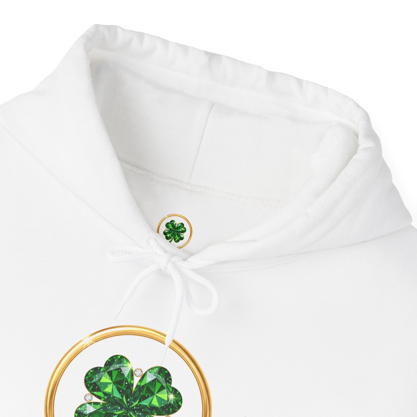 St. Patrick’s Day Lucky Pot Hoodie — Gold Pot of Money Shamrock Sweatshirt